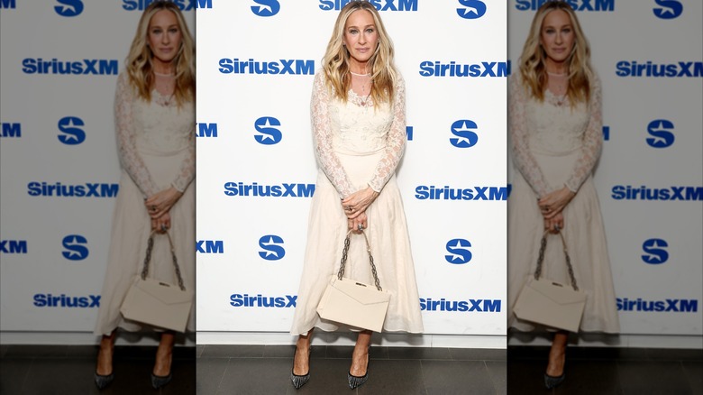 Sarah Jessica Parker dans une robe crème