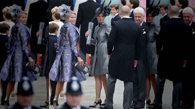 Zara Tindall au mariage du prince William et de Catherine Middleton à l'abbaye de Westminster à Londres en avril 2011
