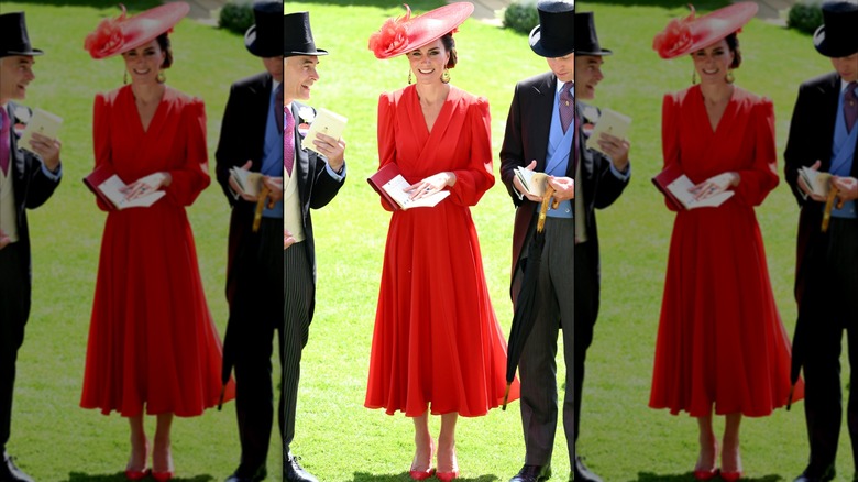 Catherine, princesse de Galles, lors du quatrième jour du Royal Ascot à Ascot, en Angleterre, en juin 2023