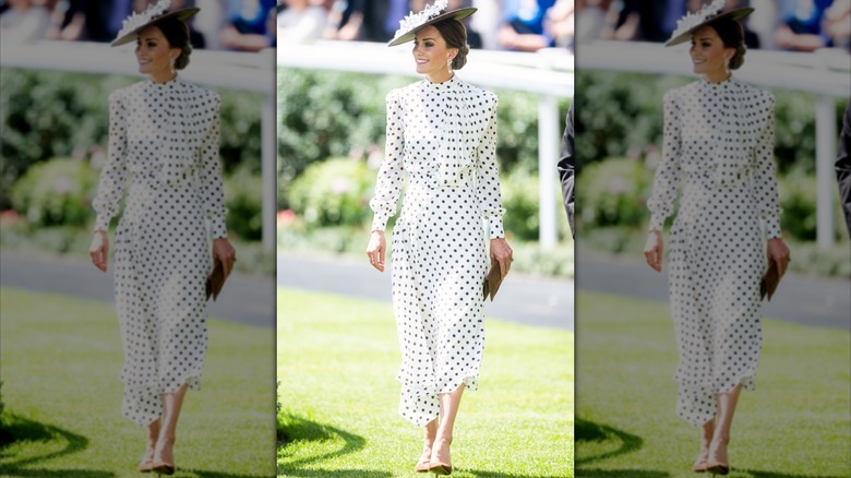 Catherine, duchesse de Cambridge lors du quatrième jour du Royal Ascot à Ascot, en Angleterre, en juin 2022