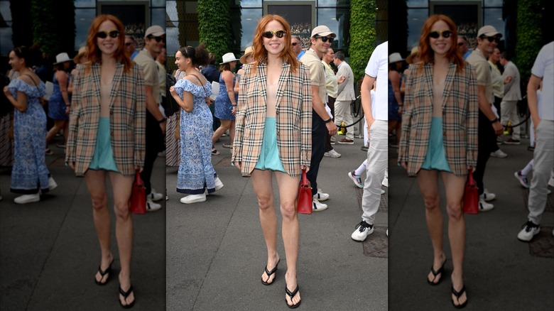 Angela Scanlon à Wimbledon 2026.