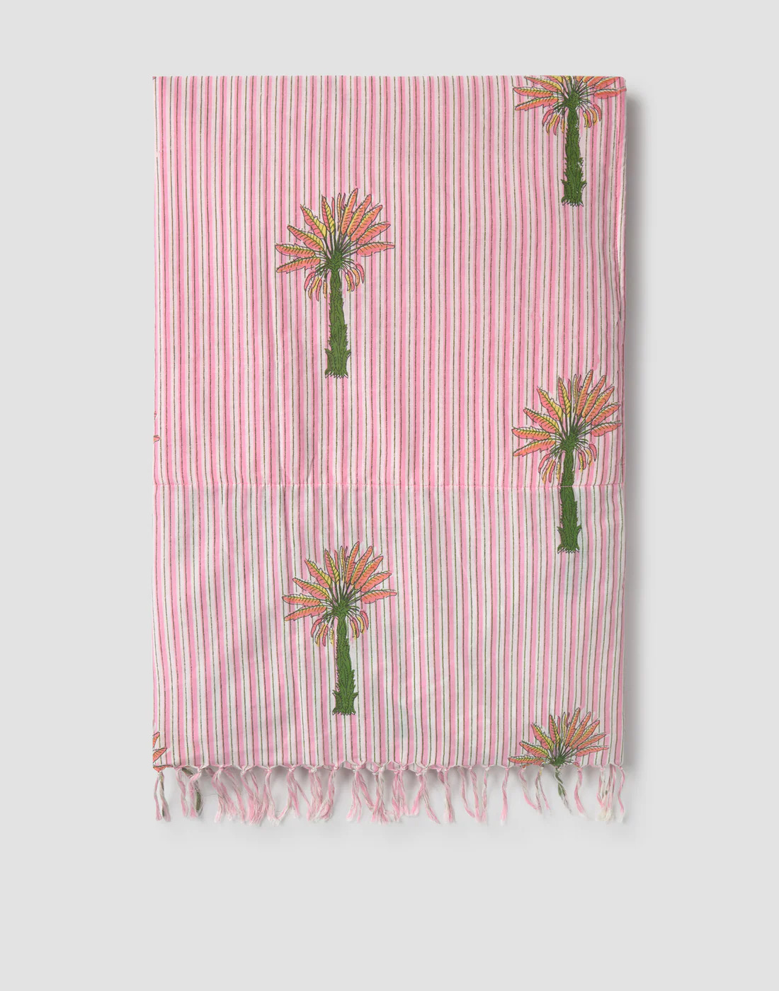 Serviette paréo imprimé palmiers (29,90 €) Réf. 157297