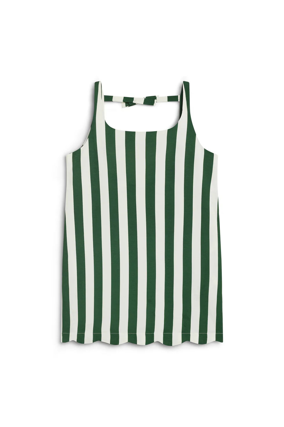 Robe courte rayée avec poches (89 €)