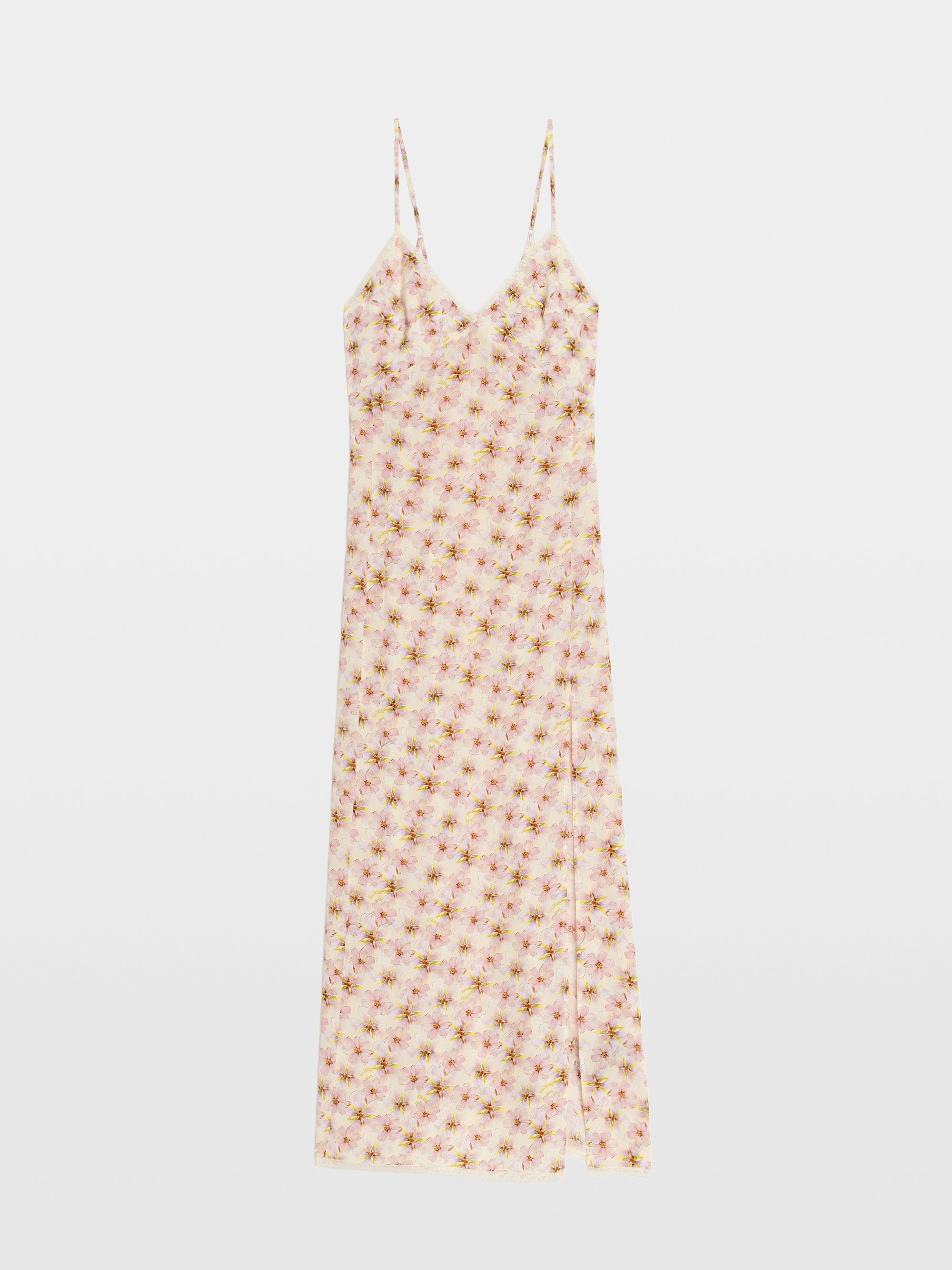 Robe à bretelles Ramelil imprimé fleurs (177 euros) Réf. WWDR02656716