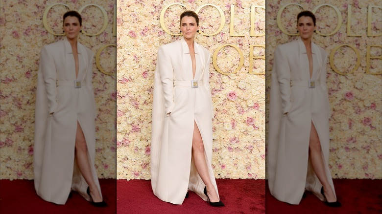 Keri Russell assiste à la 82e cérémonie annuelle des Golden Globe Awards au Beverly Hilton le 5 janvier 2025 à Beverly Hills.