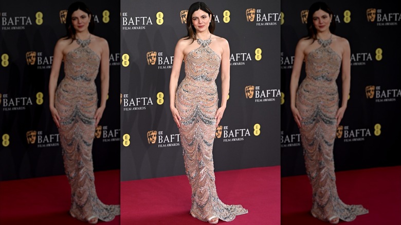 Monica Barbaro aux BAFTA Film Awards 2025 à Londres en février 2025