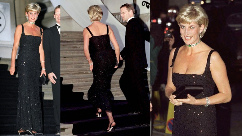 La princesse Diana lors d'un gala pour célébrer le centenaire de la Tate Gallery à l'occasion de son 36e anniversaire à Londres en juillet 1997
