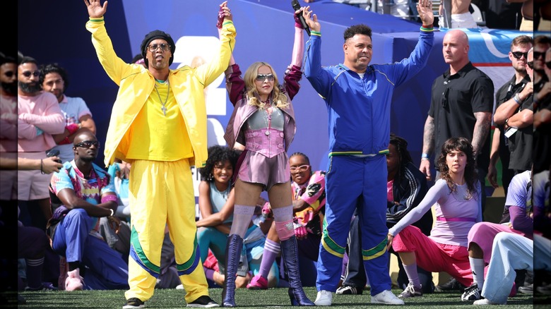Madonna à la finale de la Coupe du Monde de la FIFA 2026 avec Ronaldo et Ronaldinho