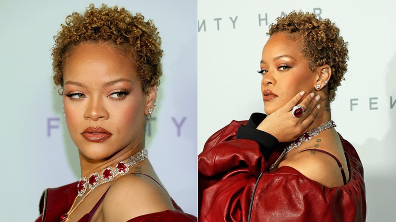 Rihanna au lancement de la marque Fenty Hair en 2024