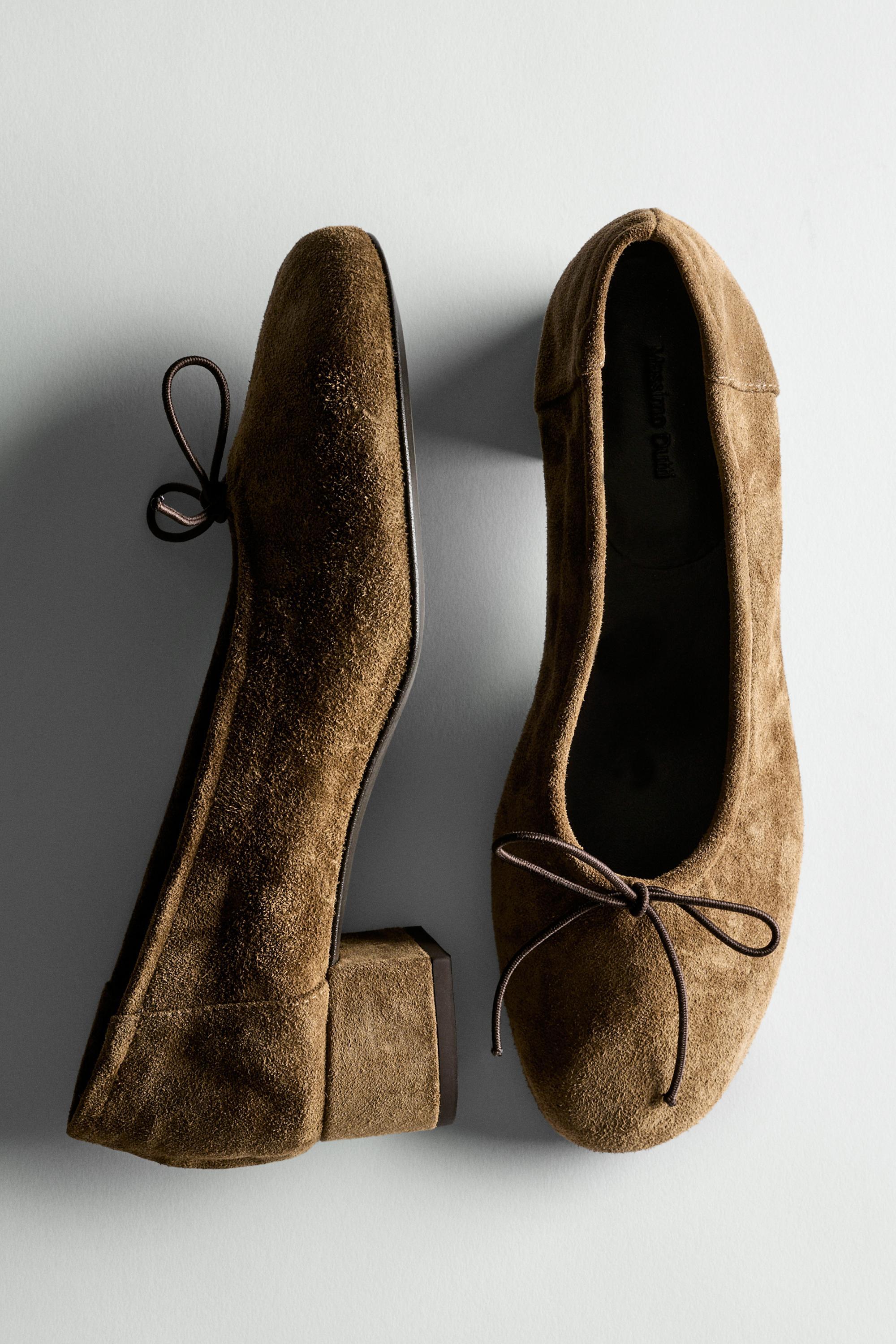 Ballerines à talons de Massimo Dutti (89,95 euros)