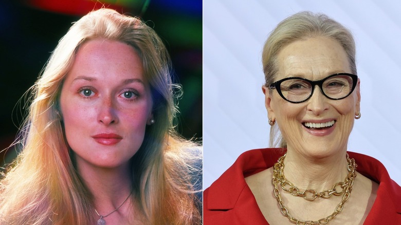 Meryl Streep en 1976 & Presse pour que le diable s'habille en Prada 2 en 2026