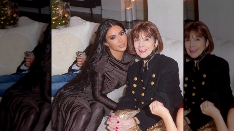Kim Kardashian avec sa grand-mère MJ