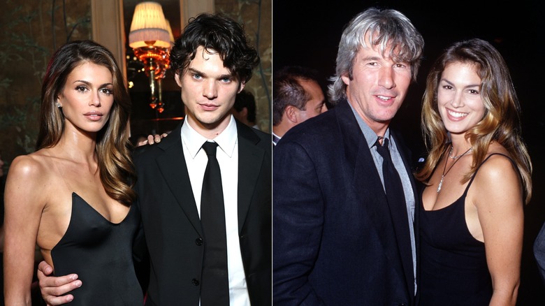 Kaia Gerber et Homer Gere & Cindy Crawford et Richard Gere