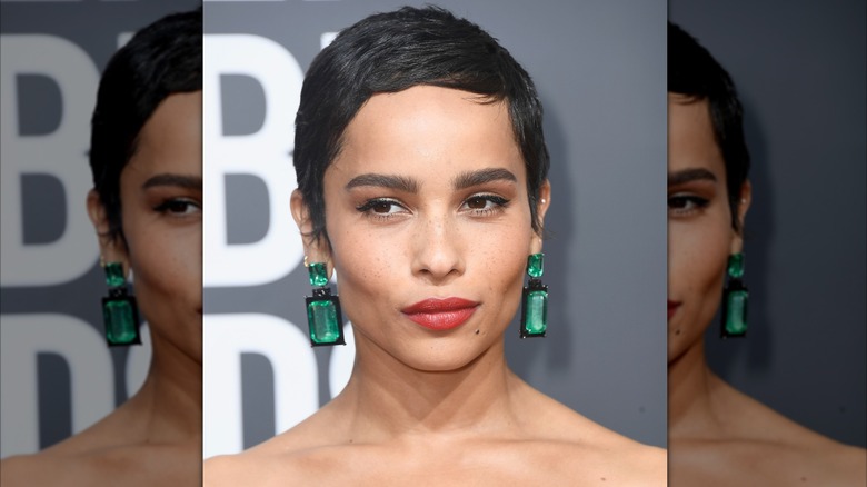 Zoë Kravitz à la 75e cérémonie annuelle des Golden Globe Awards à Beverly Hills en janvier 2018