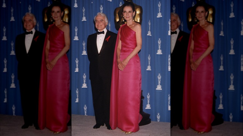 Audrey Hepburn à la 64ème cérémonie des Oscars à Los Angeles en mars 1992
