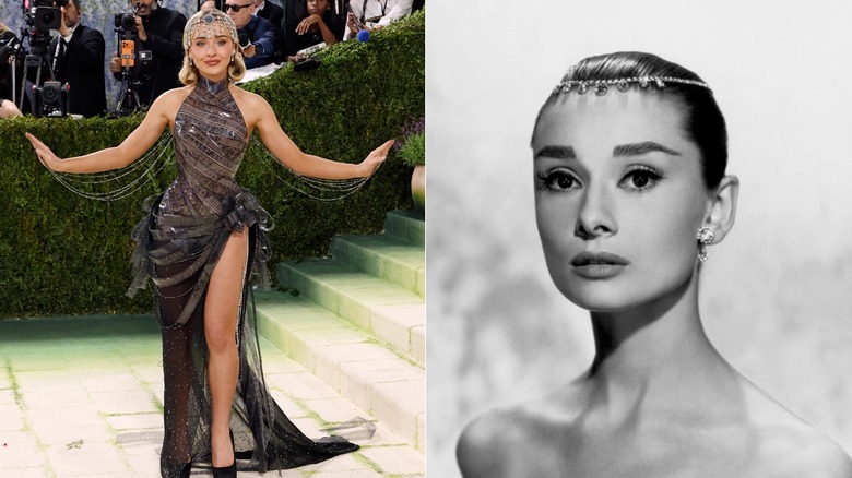 Sabrina Carpenter en 2026 et Audrey Hepburn en 