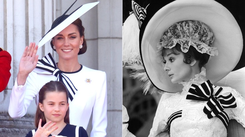 Kate Middleton en 2024 et Audrey Hepburn en 
