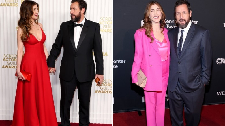Jackie et Adam Sandler aux SAG Awards et au Kennedy Center