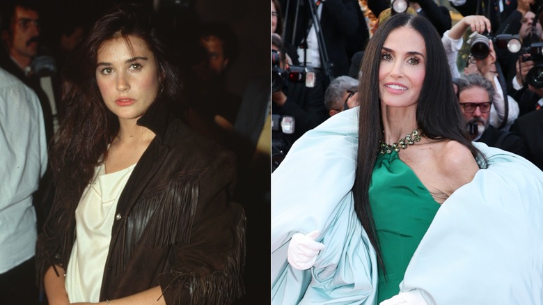 Demi Moore en 1985 et 2026
