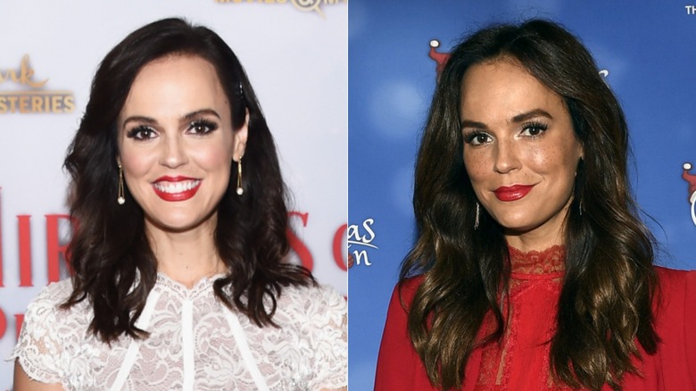 Erin Cahill avec du rouge à lèvres