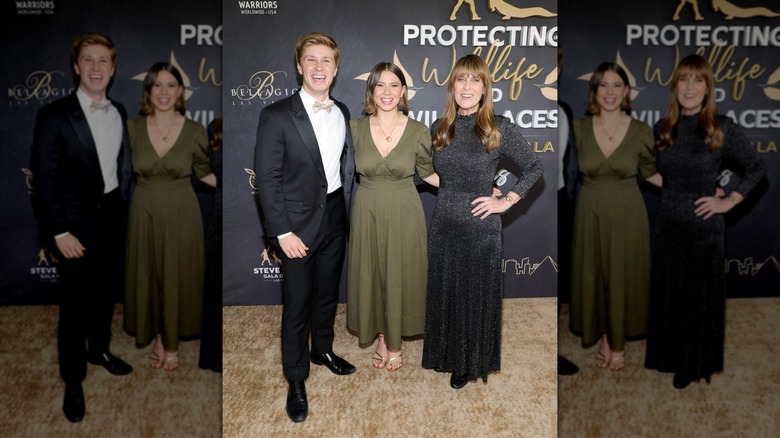 Terri Irwin au Gala Steve Irwin avec ses enfants