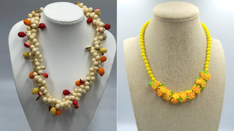 Bijoux Tutti Frutti en plastique des années 1960