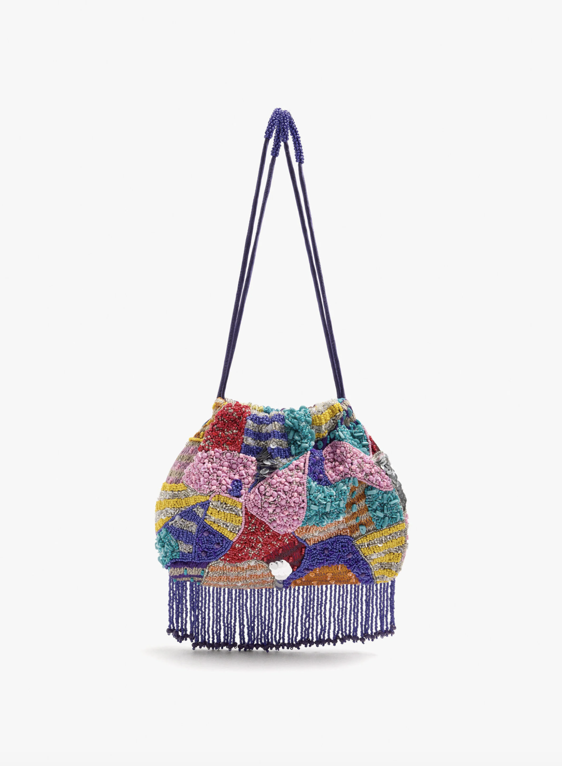 Sac avec franges et perles (29,99 euros)