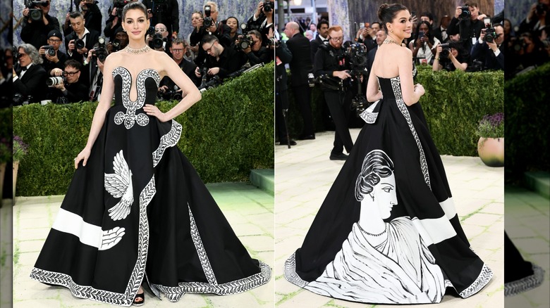 Anne Hathaway au Met Gala à New York en mai 2026