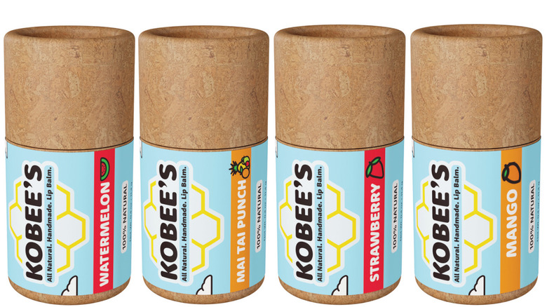Pack de 4 baumes à lèvres Kobees