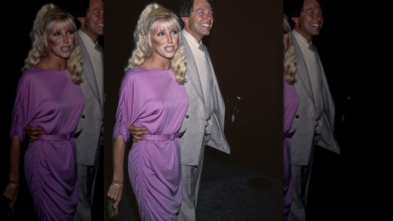 Suzanne Somers et Alan Hamel lors de la soirée du 5e anniversaire de People Magazine à Los Angeles en mars 1979