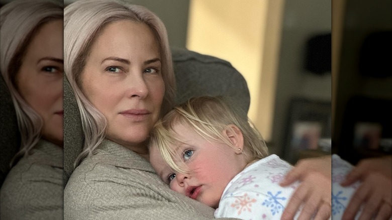 Brittany Daniel avec sa fille Hope