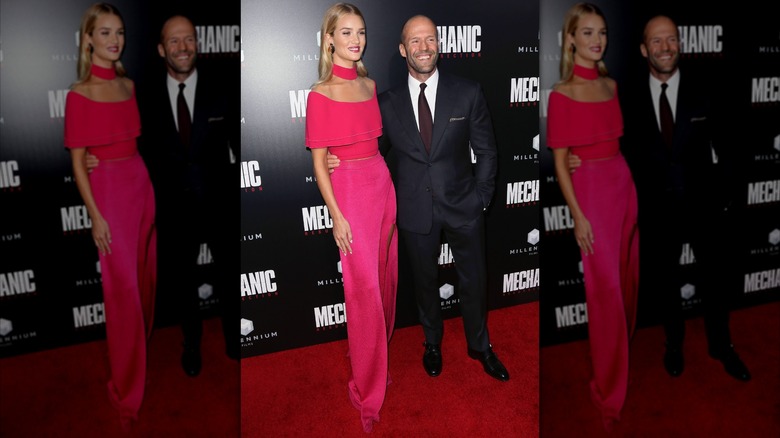 Rosie Huntington-Whiteley et Jason Statham le 22 août 2016