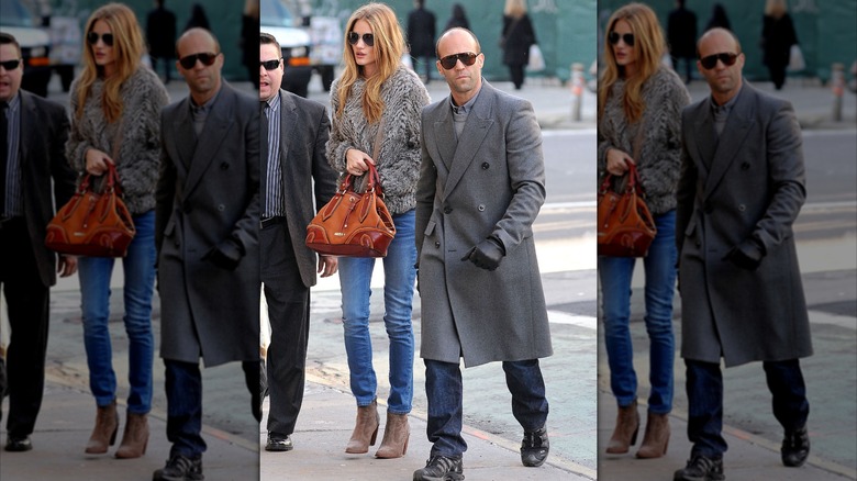 Rosie Huntington-Whiteley et Jason Statham le 22 février 2012