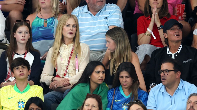 Nicole Kidman avec ses filles Sunday Rose et Faith Margaret Kidman-Urban en juillet 2024