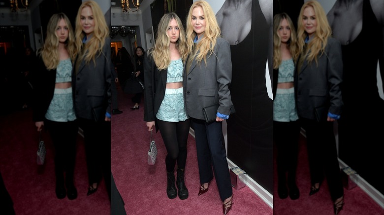 Nicole Kidman avec sa fille Sunday Rose Kidman-Urban en janvier 2025