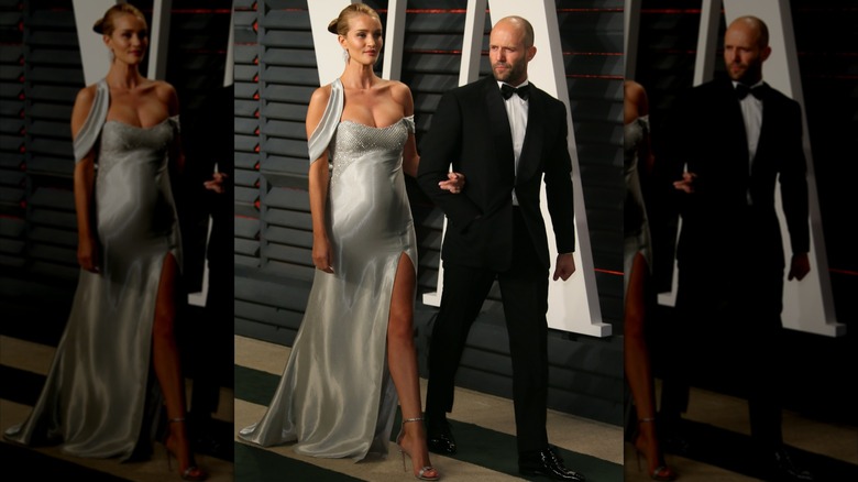 Rosie Huntington-Whiteley et Jason Statham le 26 février 2017