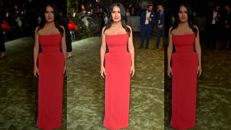 Salma Hayek arrive à la 14e édition annuelle des WSJ Magazines Innovator Awards au Museum of Modern Art de New York en octobre 2024