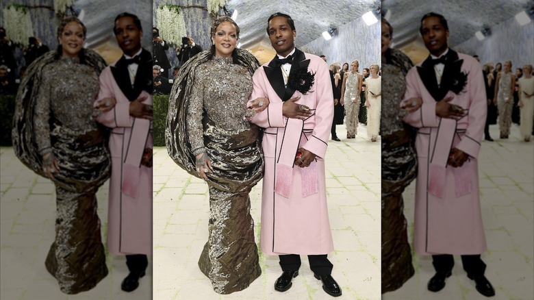Rihanna et A$AP Rocky posent ensemble au Met Gala 2026