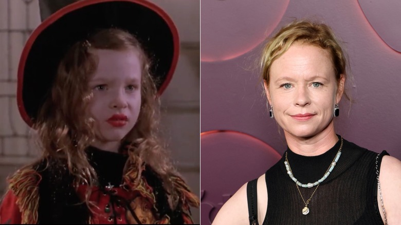 L : Thora Birch dans les années 1993 "Hocus Pocus". R : Thora Birch en 2026