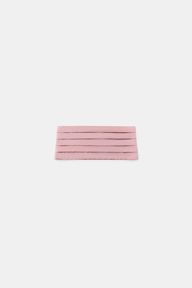 Rare ceinture rose à plis (22,95 euros) Réf. 9082/940/620